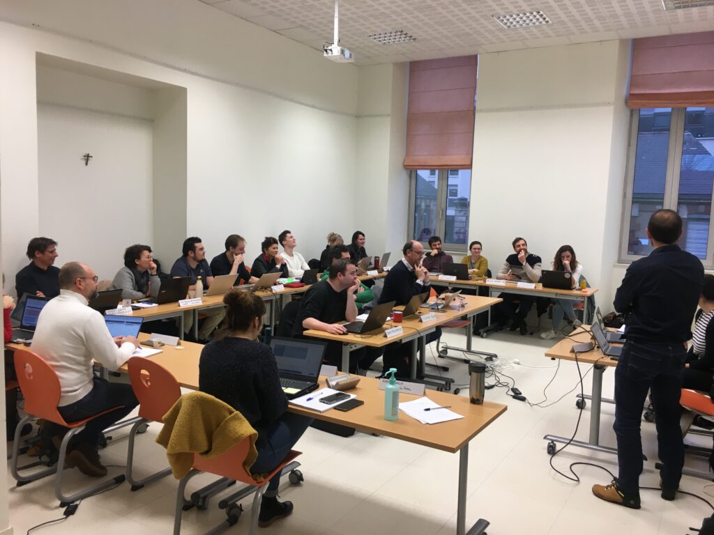 Bilan carbone® et santé : dispositif MAPES, atelier avec la 1ère promotion